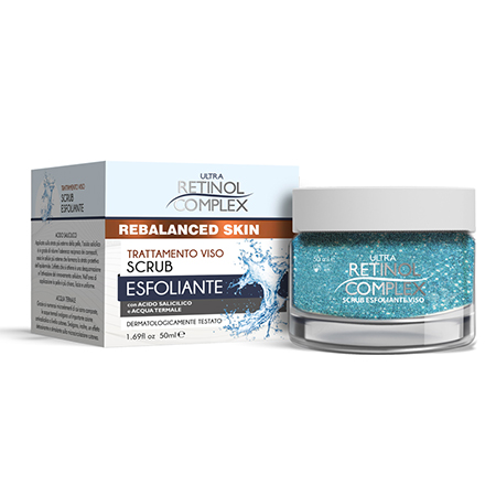 Scrub facial cu acid salicilic & apă termală - 50 ml